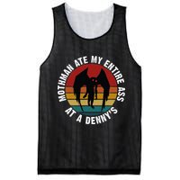 Mothman Ate My Entire Ass At A Denny's Mesh Reversible Basketball Jersey Tank