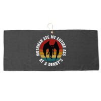 Mothman Ate My Entire Ass At A Denny's Large Microfiber Waffle Golf Towel
