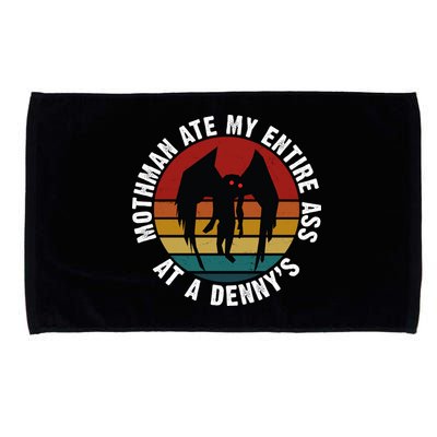 Mothman Ate My Entire Ass At A Denny's Microfiber Hand Towel