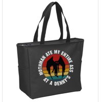 Mothman Ate My Entire Ass At A Denny's Zip Tote Bag