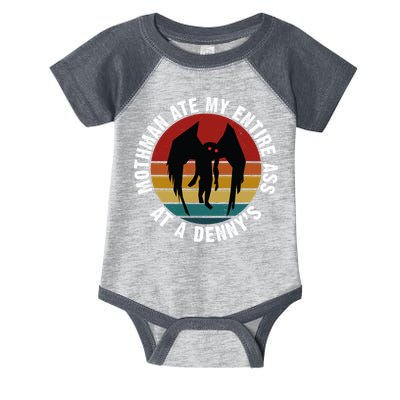 Mothman Ate My Entire Ass At A Denny's Infant Baby Jersey Bodysuit