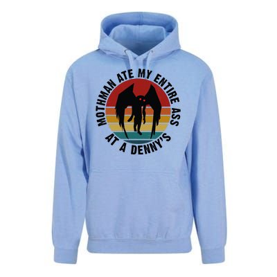 Mothman Ate My Entire Ass At A Denny's Unisex Surf Hoodie