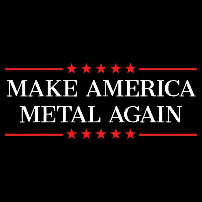 Make America Metal Again Funny Bucket Hat