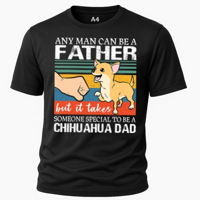 Mens Any Man Can Be A Father But Special To Be A Chihuahua Dad Performance Shirt
