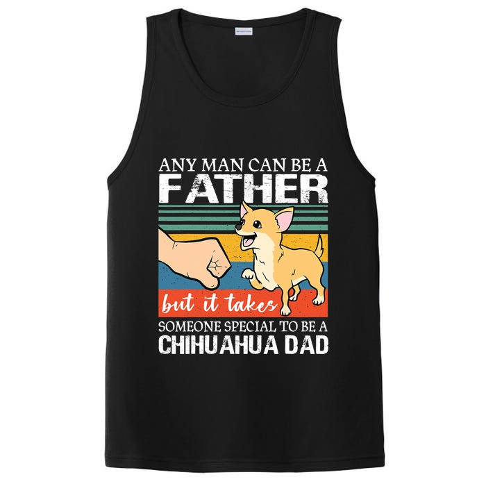 Mens Any Man Can Be A Father But Special To Be A Chihuahua Dad PosiCharge Competitor Tank
