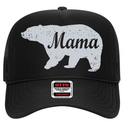 Mama Bear High Crown Mesh Back Trucker Hat