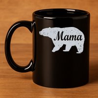 Mama Bear 11oz C Handle Ceramic Mug