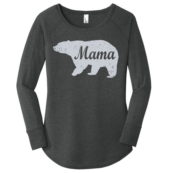 Mama Bear Women's Perfect Tri Tunic Long Sleeve Shirt