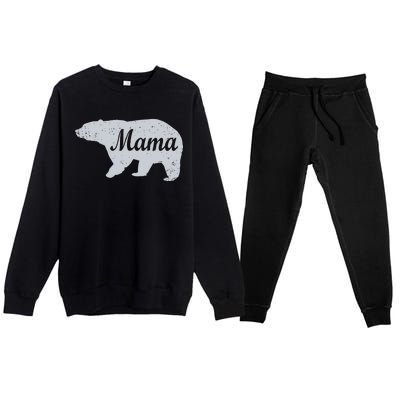 Mama Bear Premium Crewneck Sweatsuit Set