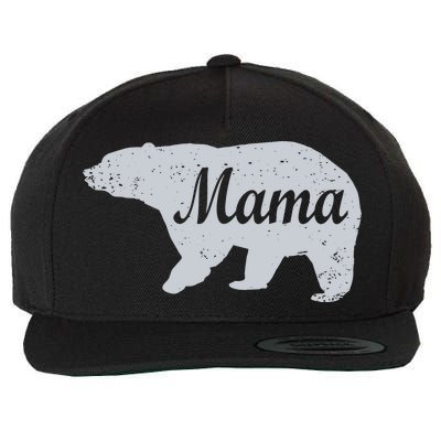 Mama Bear Wool Snapback Cap