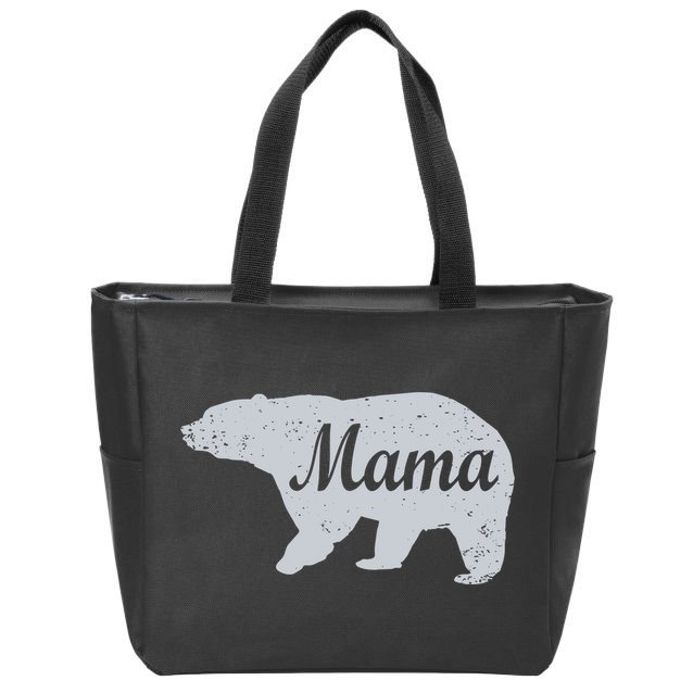 Mama Bear Zip Tote Bag