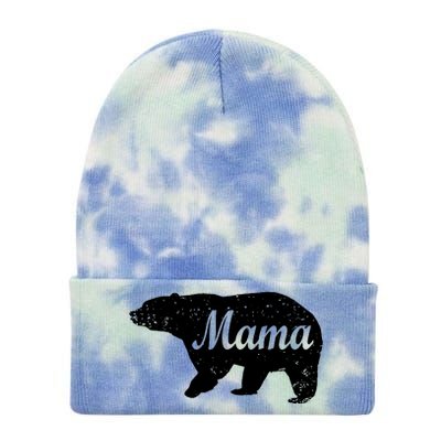 Mama Bear Tie Dye 12in Knit Beanie