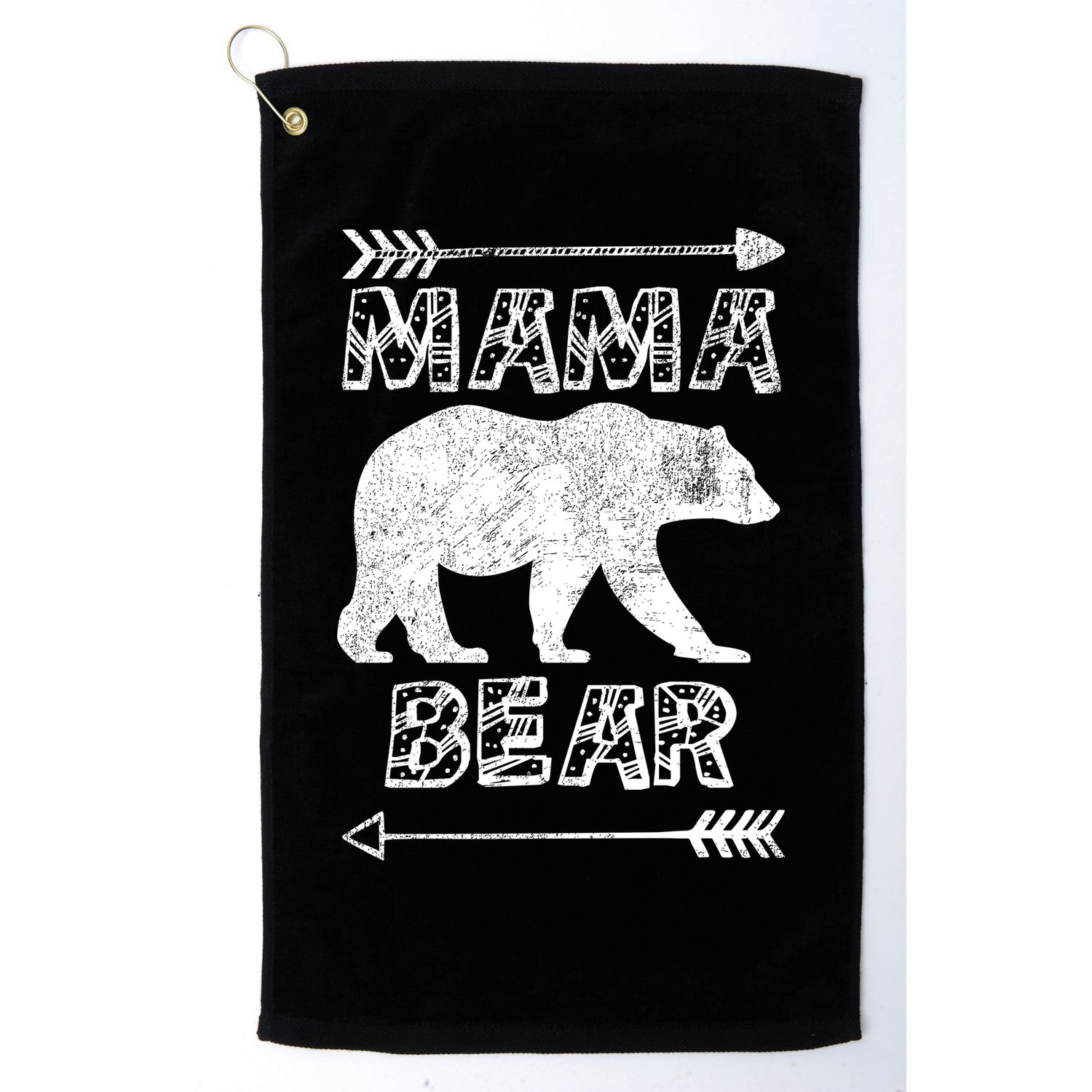 Mama Bear Arrows Golf Towel