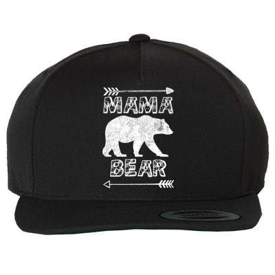 Mama Bear Arrows Wool Snapback Cap