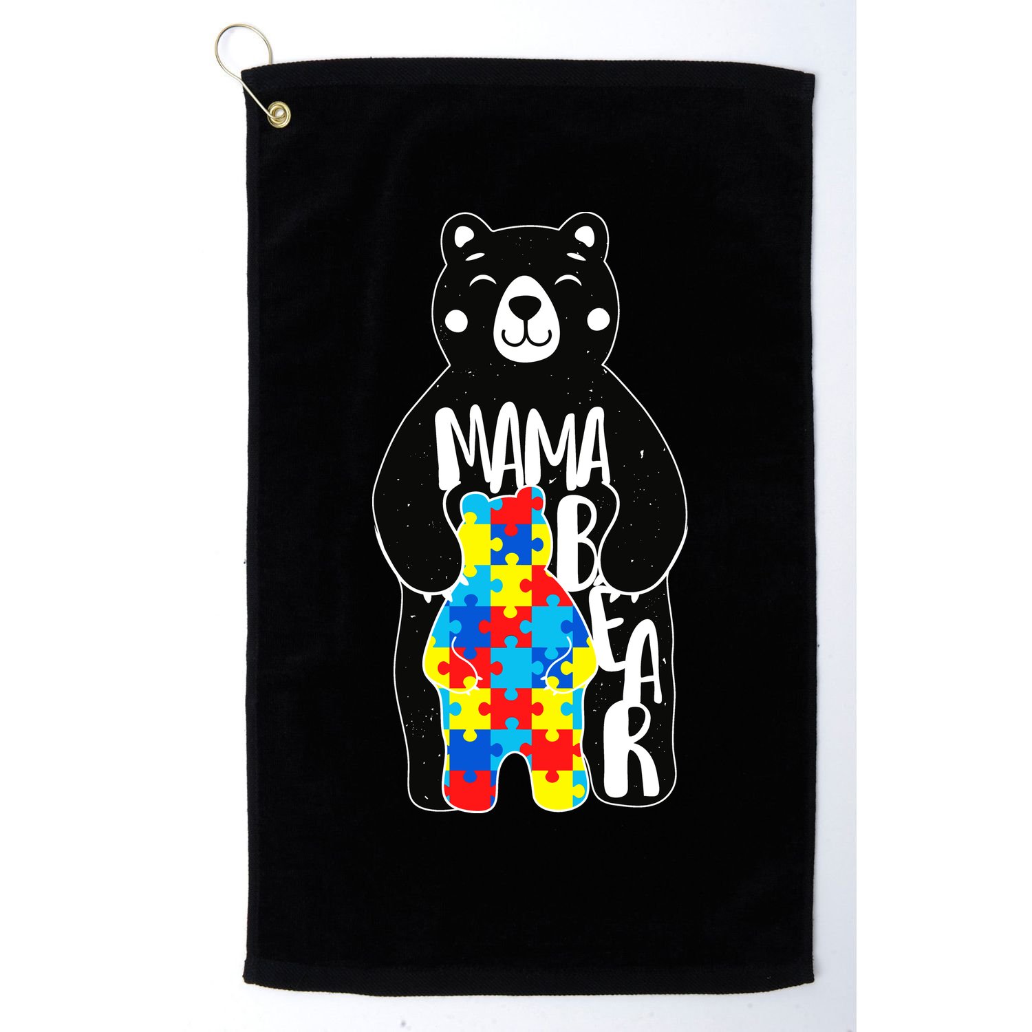 Mama Bear Autism Awareness Golf Towel