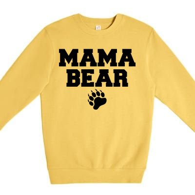 Mama Bear Claw Mom Premium Crewneck Sweatshirt