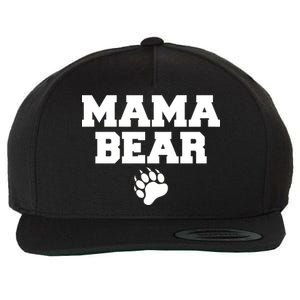 Mama Bear Claw Mom Wool Snapback Cap