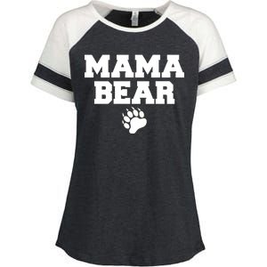 Mama Bear Claw Mom Enza Ladies Jersey Colorblock Tee