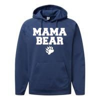 Mama Bear Claw Mom Performance Fleece Hoodie