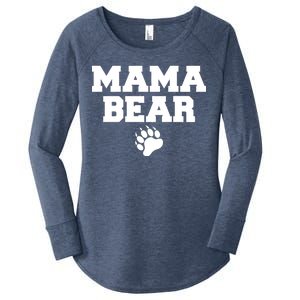 Mama Bear Claw Mom Women's Perfect Tri Tunic Long Sleeve Shirt