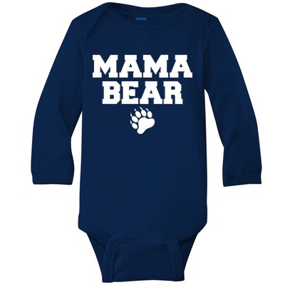 Mama Bear Claw Mom Baby Long Sleeve Bodysuit