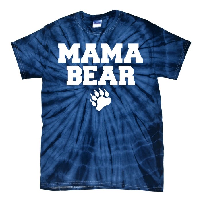 Mama Bear Claw Mom Tie-Dye T-Shirt