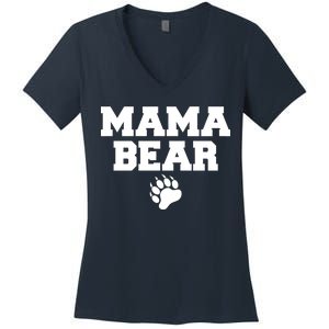 Mama Bear Claw Mom Women's V-Neck T-Shirt