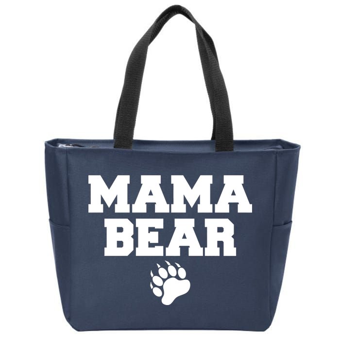 Mama Bear Claw Mom Zip Tote Bag