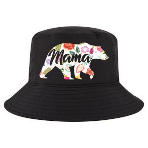 Mama Bear Cute Flower Pattern Cool Comfort Performance Bucket Hat