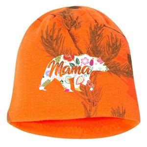 Mama Bear Cute Flower Pattern Kati - Camo Knit Beanie