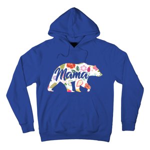 Mama Bear Cute Flower Pattern Hoodie