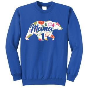 Mama Bear Cute Flower Pattern Sweatshirt