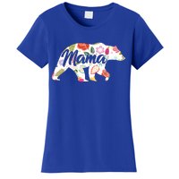 Mama Bear Cute Flower Pattern Women's T-Shirt