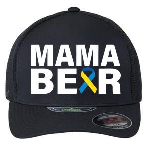 Mama Bear Down Syndrome Awareness Flexfit Unipanel Trucker Cap