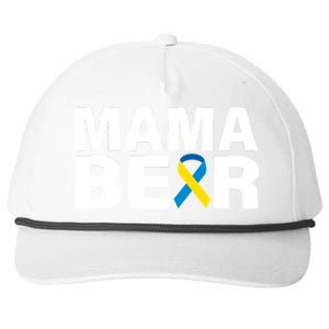 Mama Bear Down Syndrome Awareness Snapback Five-Panel Rope Hat