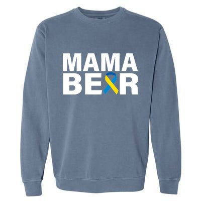 Mama Bear Down Syndrome Awareness Garment-Dyed Sweatshirt