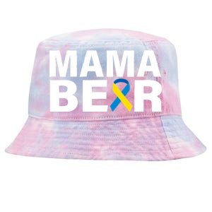 Mama Bear Down Syndrome Awareness Tie-Dyed Bucket Hat