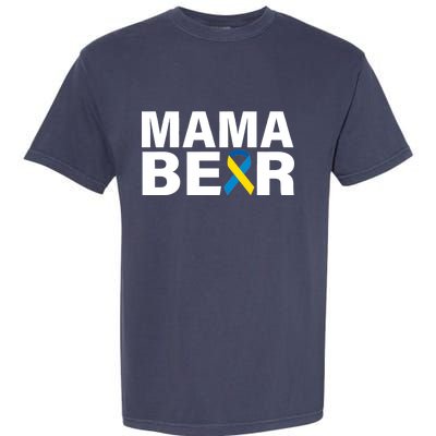 Mama Bear Down Syndrome Awareness Garment-Dyed Heavyweight T-Shirt