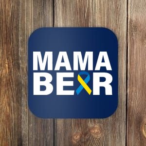 Mama Bear Down Syndrome Awareness Coaster