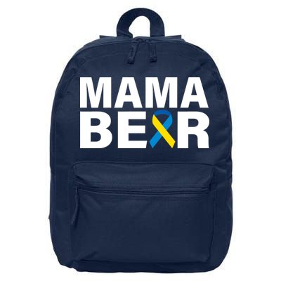 Mama Bear Down Syndrome Awareness 16 in Basic Backpack