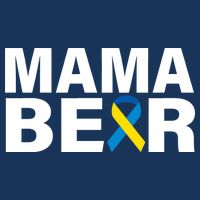 Mama Bear Down Syndrome Awareness 16 in Basic Backpack