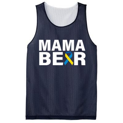 Mama Bear Down Syndrome Awareness Mesh Reversible Basketball Jersey Tank