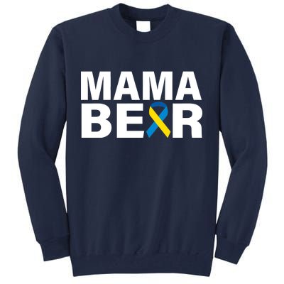 Mama Bear Down Syndrome Awareness Tall Sweatshirt