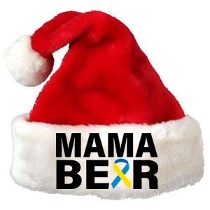 Mama Bear Down Syndrome Awareness Premium Christmas Santa Hat