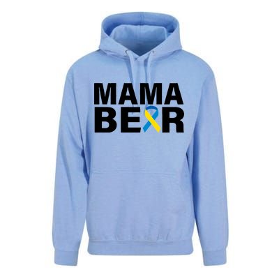 Mama Bear Down Syndrome Awareness Unisex Surf Hoodie