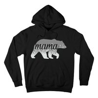 Mama Bear Floral Logo Hoodie