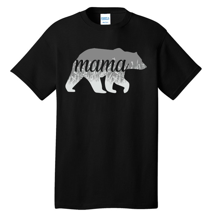 Mama Bear Floral Logo Tall T-Shirt