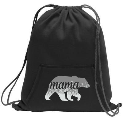 Mama Bear Floral Logo Sweatshirt Cinch Pack Bag