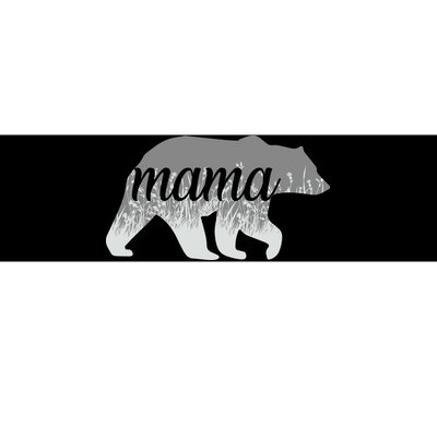 Mama Bear Floral Logo Bumper Sticker