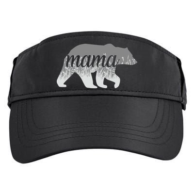 Mama Bear Floral Logo Adult Drive Performance Visor